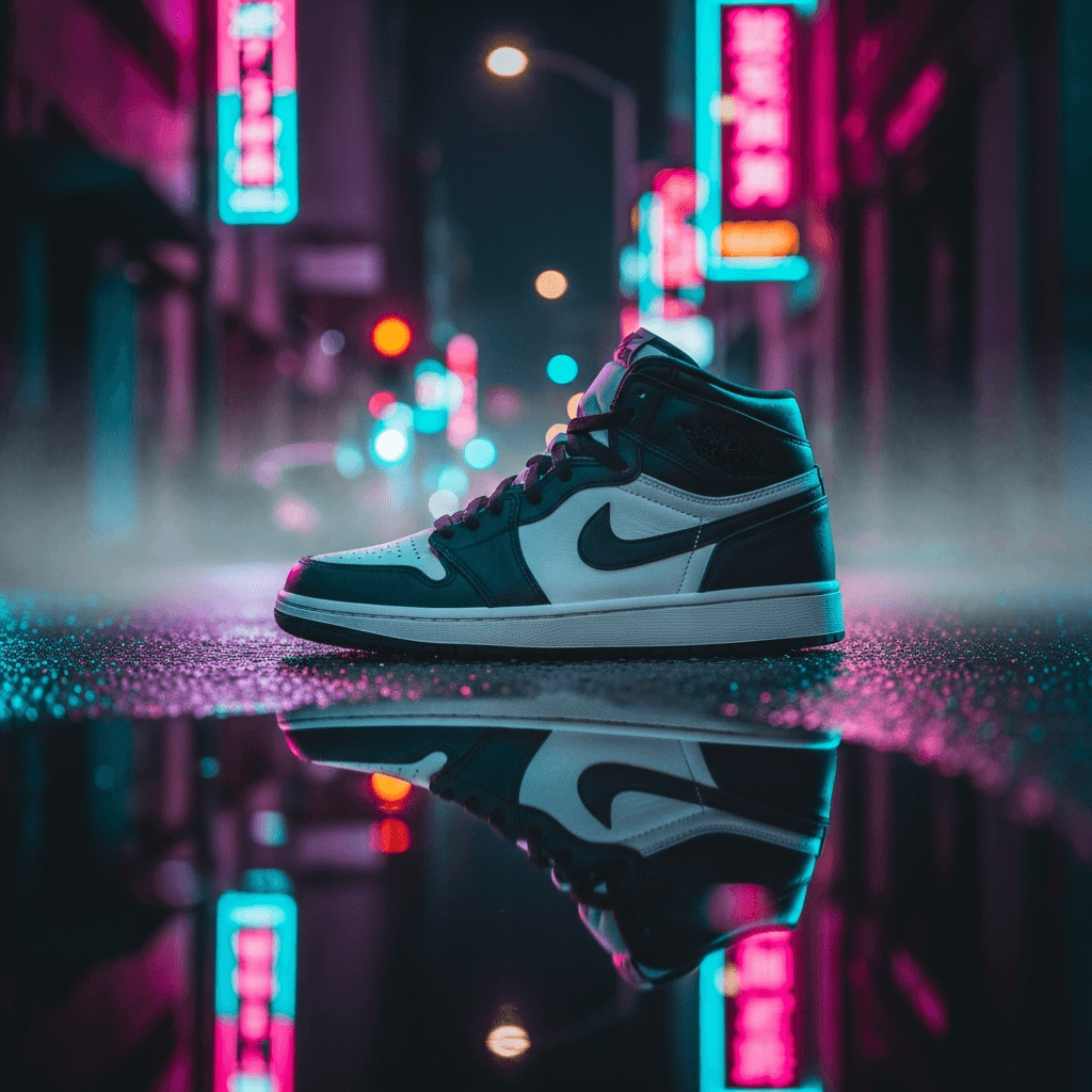 Neon Urban Nightscape
