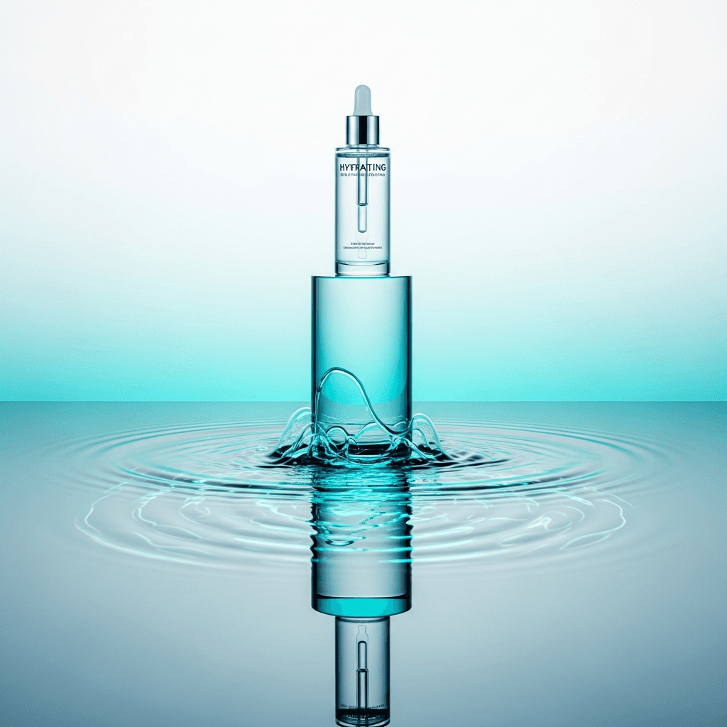 Translucent Glass Water Pedestal